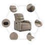 Sillón elevable eléctrico cuero artificial capuchino de , Sillones - Ref: Foro24-3206619, Precio: 352,99 €, Descuento: %