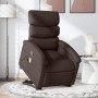 Dark brown fabric reclining massage chair by , Armchairs - Ref: Foro24-3203995, Price: 291,99 €, Discount: %