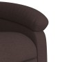 Dark brown fabric reclining massage chair by , Armchairs - Ref: Foro24-3203995, Price: 291,99 €, Discount: %