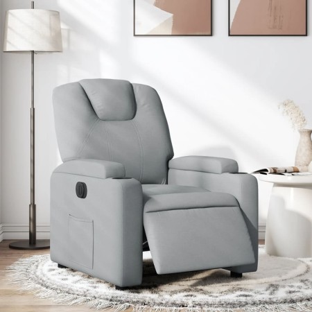 Sillón reclinable eléctrico tela gris claro de , Sillones - Ref: Foro24-3204344, Precio: 247,51 €, Descuento: %