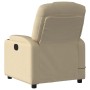 Sillón reclinable de masaje eléctrico tela color crema de , Sillones - Ref: Foro24-3204365, Precio: 260,99 €, Descuento: %