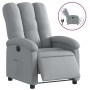 Sillón reclinable eléctrico tela gris claro de , Sillones - Ref: Foro24-3204068, Precio: 236,72 €, Descuento: %