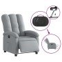 Sillón reclinable eléctrico tela gris claro de , Sillones - Ref: Foro24-3204068, Precio: 236,72 €, Descuento: %