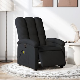 Black electric massage recliner chair by , Armchairs - Ref: Foro24-3204082, Price: 272,23 €, Discount: %