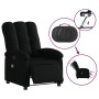 Sillón reclinable de masaje eléctrico tela negro de , Sillones - Ref: Foro24-3204082, Precio: 275,31 €, Descuento: %