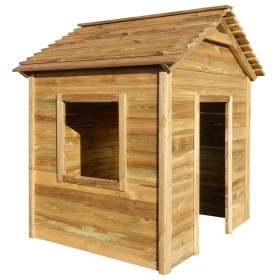 Pine wood garden playhouse 120x120x146 cm by vidaXL, Children's houses - Ref: Foro24-44905, Price: 445,99 €, Discount: %