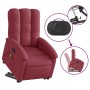 Sillón reclinable de masaje elevable tela rojo tinto de , Sillones - Ref: Foro24-3204107, Precio: 285,90 €, Descuento: %