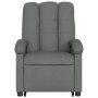 Silla de masaje reclinable de pie de tela gris oscuro de , Sillones - Ref: Foro24-3204105, Precio: 286,37 €, Descuento: %