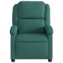 Sillón reclinable de masaje eléctrico tela verde oscuro de , Sillones - Ref: Foro24-3204158, Precio: 270,75 €, Descuento: %