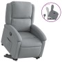 Sillón reclinable elevable de tela gris claro de , Sillones - Ref: Foro24-3204164, Precio: 274,17 €, Descuento: %