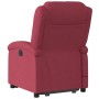 Sillón reclinable de masaje elevable tela rojo tinto de , Sillones - Ref: Foro24-3204179, Precio: 290,78 €, Descuento: %