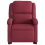 Sillón reclinable de masaje elevable tela rojo tinto de , Sillones - Ref: Foro24-3204179, Precio: 290,78 €, Descuento: %