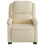 Silla de masaje reclinable de pie de tela color crema de , Sillones - Ref: Foro24-3204185, Precio: 291,30 €, Descuento: %