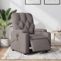 Sillón reclinable de masaje eléctrico tela gris taupe de , Sillones - Ref: Foro24-3204706, Precio: 285,90 €, Descuento: %