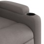 Sillón reclinable de masaje eléctrico tela gris taupe de , Sillones - Ref: Foro24-3204706, Precio: 285,90 €, Descuento: %