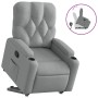 Light Gray Fabric Liftable Recliner by , Armchairs - Ref: Foro24-3204710, Price: 278,25 €, Discount: %