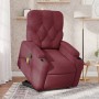 Sillón reclinable de masaje elevable tela rojo tinto de , Sillones - Ref: Foro24-3204725, Precio: 300,59 €, Descuento: %