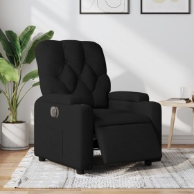 Sillón reclinable eléctrico de tela negro de , Sillones - Ref: Foro24-3204688, Precio: 254,34 €, Descuento: %