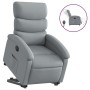 Sillón eléctrico reclinable elevable de tela gris claro de , Sillones - Ref: Foro24-3204002, Precio: 288,85 €, Descuento: %