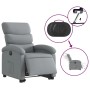 Sillón eléctrico reclinable elevable de tela gris claro de , Sillones - Ref: Foro24-3204002, Precio: 288,85 €, Descuento: %