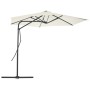 Garden umbrella with steel pole 300 cm sand by vidaXL, Umbrellas - Ref: Foro24-44886, Price: 116,99 €, Discount: %