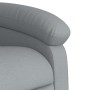 Sillón eléctrico reclinable elevable de tela gris claro de , Sillones - Ref: Foro24-3204002, Precio: 288,85 €, Descuento: %