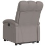 Sillón eléctrico reclinable elevable de tela gris taupe de , Sillones - Ref: Foro24-3204124, Precio: 309,77 €, Descuento: %