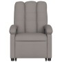 Sillón eléctrico reclinable elevable de tela gris taupe de , Sillones - Ref: Foro24-3204124, Precio: 309,77 €, Descuento: %