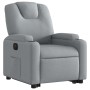 Sillón eléctrico reclinable elevable de tela gris claro de , Sillones - Ref: Foro24-3204392, Precio: 306,83 €, Descuento: %