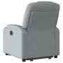 Sillón eléctrico reclinable elevable de tela gris claro de , Sillones - Ref: Foro24-3204392, Precio: 306,83 €, Descuento: %