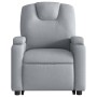 Sillón eléctrico reclinable elevable de tela gris claro de , Sillones - Ref: Foro24-3204392, Precio: 306,83 €, Descuento: %