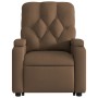 Sillón eléctrico reclinable elevable de tela marrón de , Sillones - Ref: Foro24-3204738, Precio: 312,40 €, Descuento: %