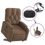 Sillón eléctrico reclinable elevable de tela marrón de , Sillones - Ref: Foro24-3204738, Precio: 312,40 €, Descuento: %