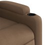 Sillón eléctrico reclinable elevable de tela marrón de , Sillones - Ref: Foro24-3204738, Precio: 312,40 €, Descuento: %