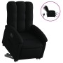 Sillón eléctrico reclinable elevable de tela negro de , Sillones - Ref: Foro24-3204118, Precio: 314,73 €, Descuento: %