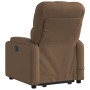 Anhebbarer, elektrisch verstellbarer Massagesessel aus braunem Stoff von , Sessel - Ref: Foro24-3204750, Preis: 325,39 €, Rab...