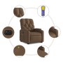 Sillón de masaje eléctrico reclinable elevable tela marrón de , Sillones - Ref: Foro24-3204750, Precio: 325,39 €, Descuento: %