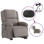 Sillón de masaje eléctrico reclinable elevable tela taupé de , Sillones - Ref: Foro24-3204208, Precio: 336,56 €, Descuento: %