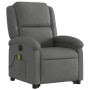 Sillón de masaje eléctrico reclinable elevable tela gris oscuro de , Sillones - Ref: Foro24-3204201, Precio: 334,35 €, Descue...