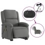 Sillón de masaje eléctrico reclinable elevable tela gris oscuro de , Sillones - Ref: Foro24-3204201, Precio: 334,35 €, Descue...