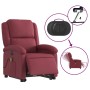 Sillón de masaje elevable eléctrico tela rojo tinto de , Sillones - Ref: Foro24-3204203, Precio: 329,95 €, Descuento: %