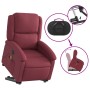 Sillón de masaje elevable eléctrico tela rojo tinto de , Sillones - Ref: Foro24-3204203, Precio: 329,95 €, Descuento: %