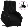 Sillón reclinable elevable tela negro de , Sillones - Ref: Foro24-3204712, Precio: 271,91 €, Descuento: %