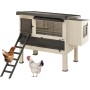 Ferplast Gallinero Happy Farm 120 plástico beige 57320000 de Ferplast, Jaulas y habitáculos para animales pequeños - Ref: For...