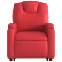 Sillón reclinable elevable cuero artificial rojo de , Sillones - Ref: Foro24-3204435, Precio: 365,84 €, Descuento: %