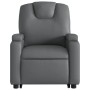 Sillón de masaje elevable eléctrico cuero sintético gris de , Sillones - Ref: Foro24-3204454, Precio: 332,57 €, Descuento: %