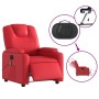 Sillón de masaje reclinable eléctrico de cuero artificial rojo de , Sillones - Ref: Foro24-3204428, Precio: 257,83 €, Descuen...