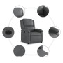 Sillón reclinable eléctrico de cuero sintético gris de , Sillones - Ref: Foro24-3204215, Precio: 280,99 €, Descuento: %