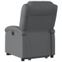 Sillón reclinable elevable eléctrico de cuero sintético gris de , Sillones - Ref: Foro24-3204243, Precio: 325,59 €, Descuento: %