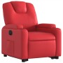 Sillón elevable eléctrico cuero artificial rojo de , Sillones - Ref: Foro24-3204449, Precio: 344,99 €, Descuento: %